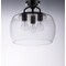 Maxim Lighting Goblet 3-Light 13.5" Wide Black / Satin Nickel Semi-Flush Mount Light 26130CLBKSN - alternate 3